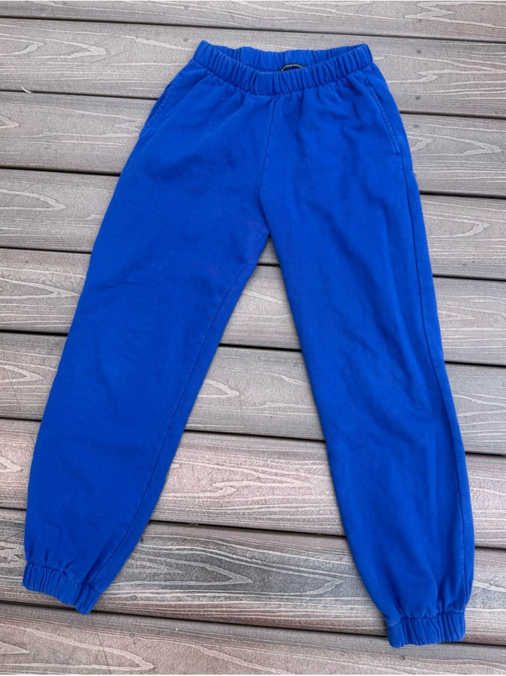Brandy Melville Royal Blue Jogger cuffed ankle Sweatpants